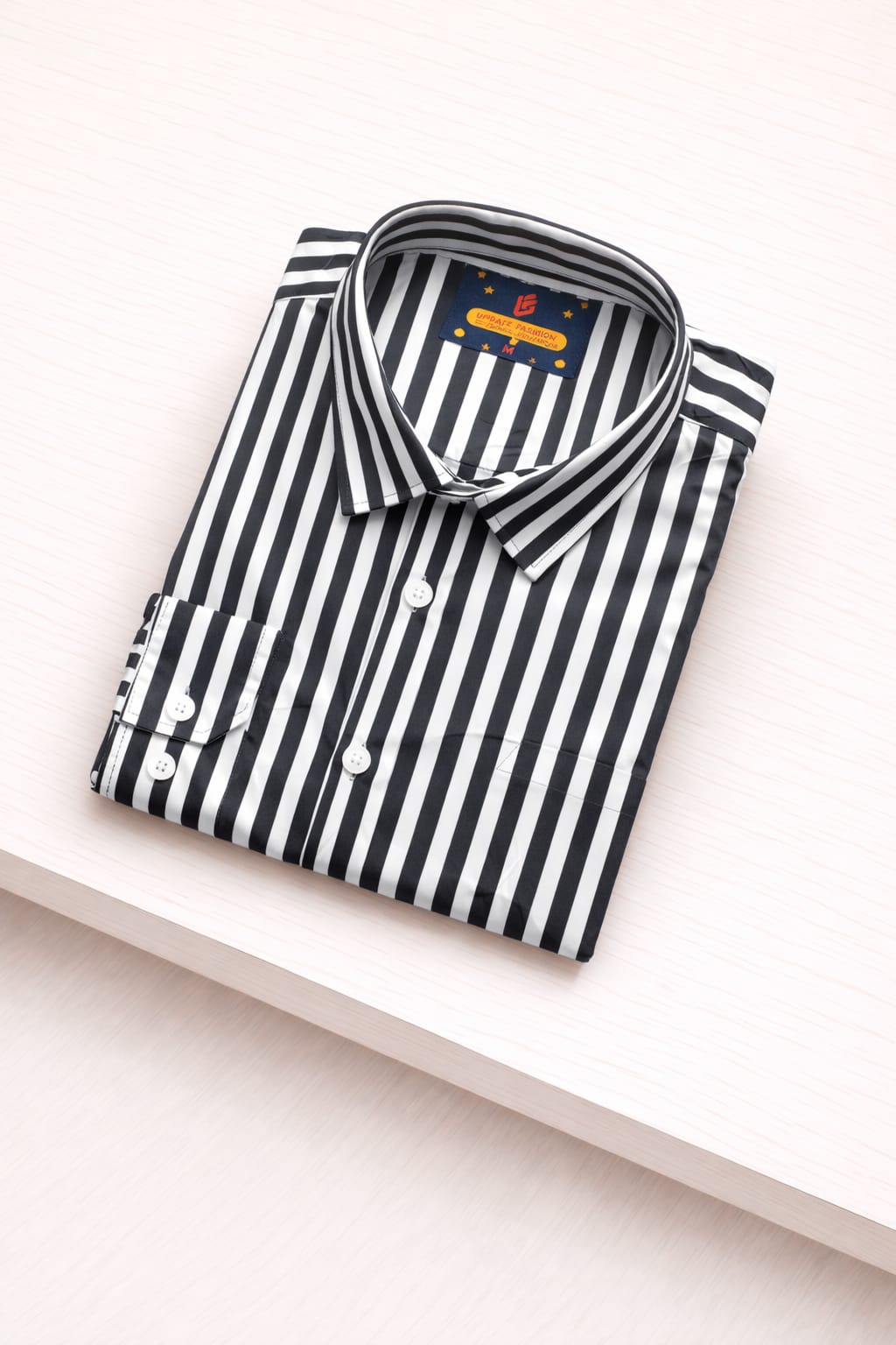 Mens Cotton Formal Stripe Shirt
