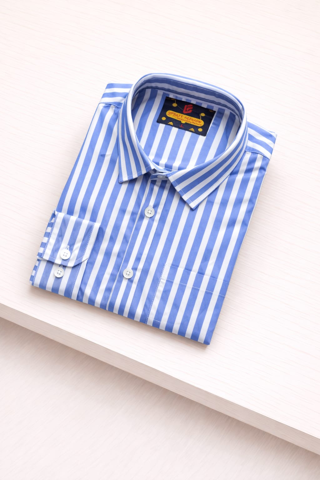 Mens Cotton Formal Stripe Shirt