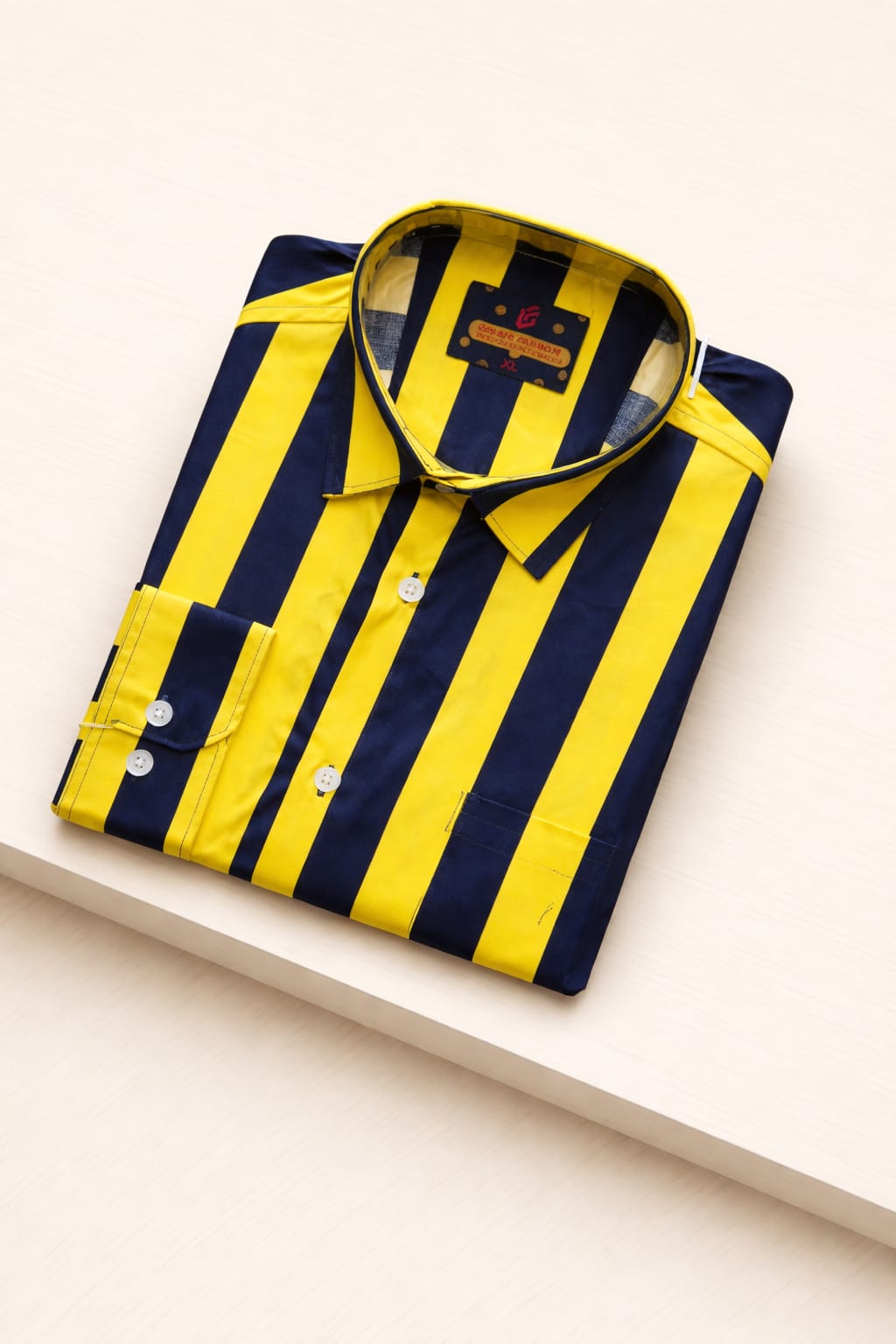 Mens Cotton Formal Stripe Shirt