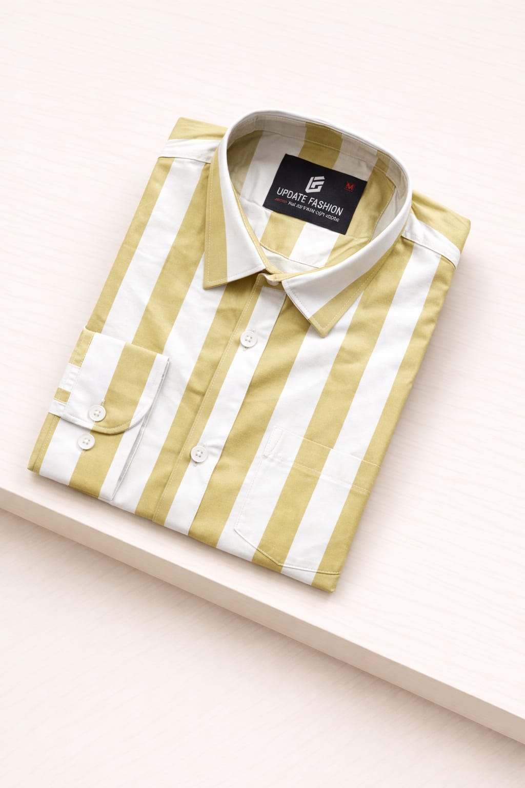 Mens Cotton Formal Stripe Shirt