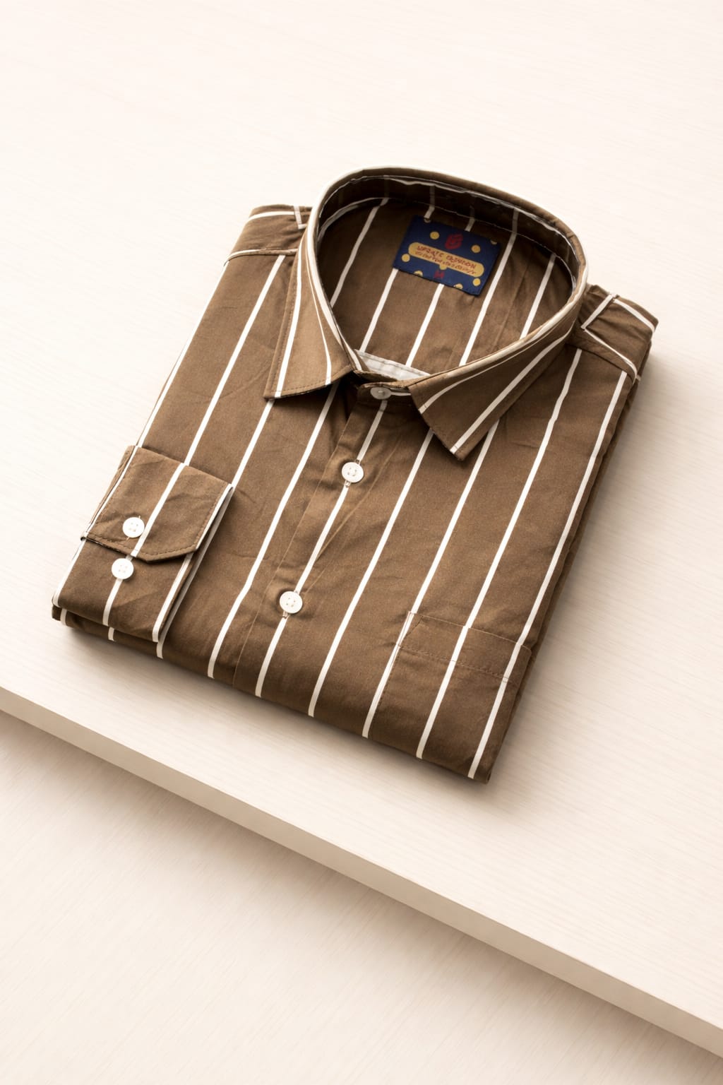 Mens Cotton Formal Stripe Shirt