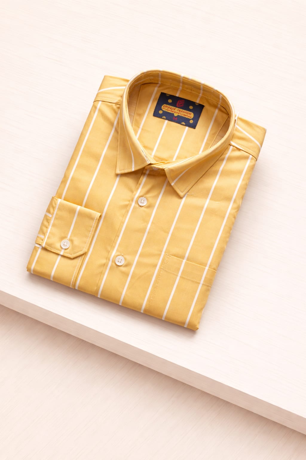 Mens Cotton Formal Stripe Shirt