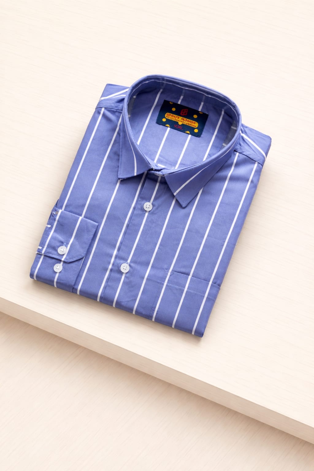 Mens Cotton Formal Stripe Shirt