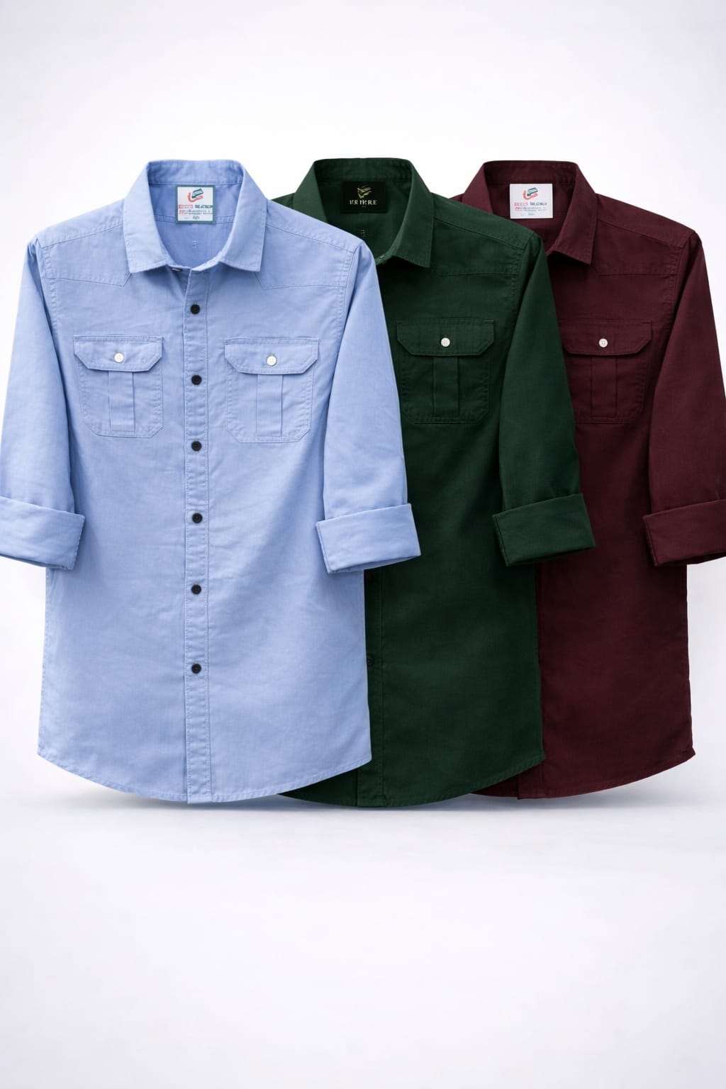 Premium Double Pocket Shirt Combo