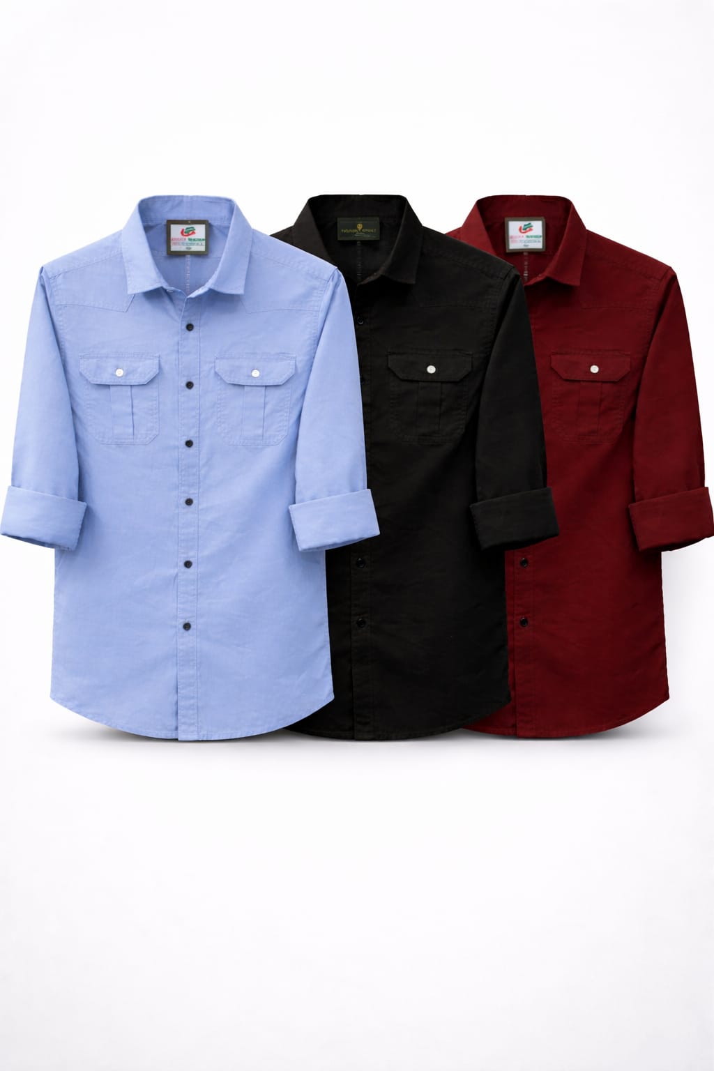 Premium Double Pocket Shirt Combo
