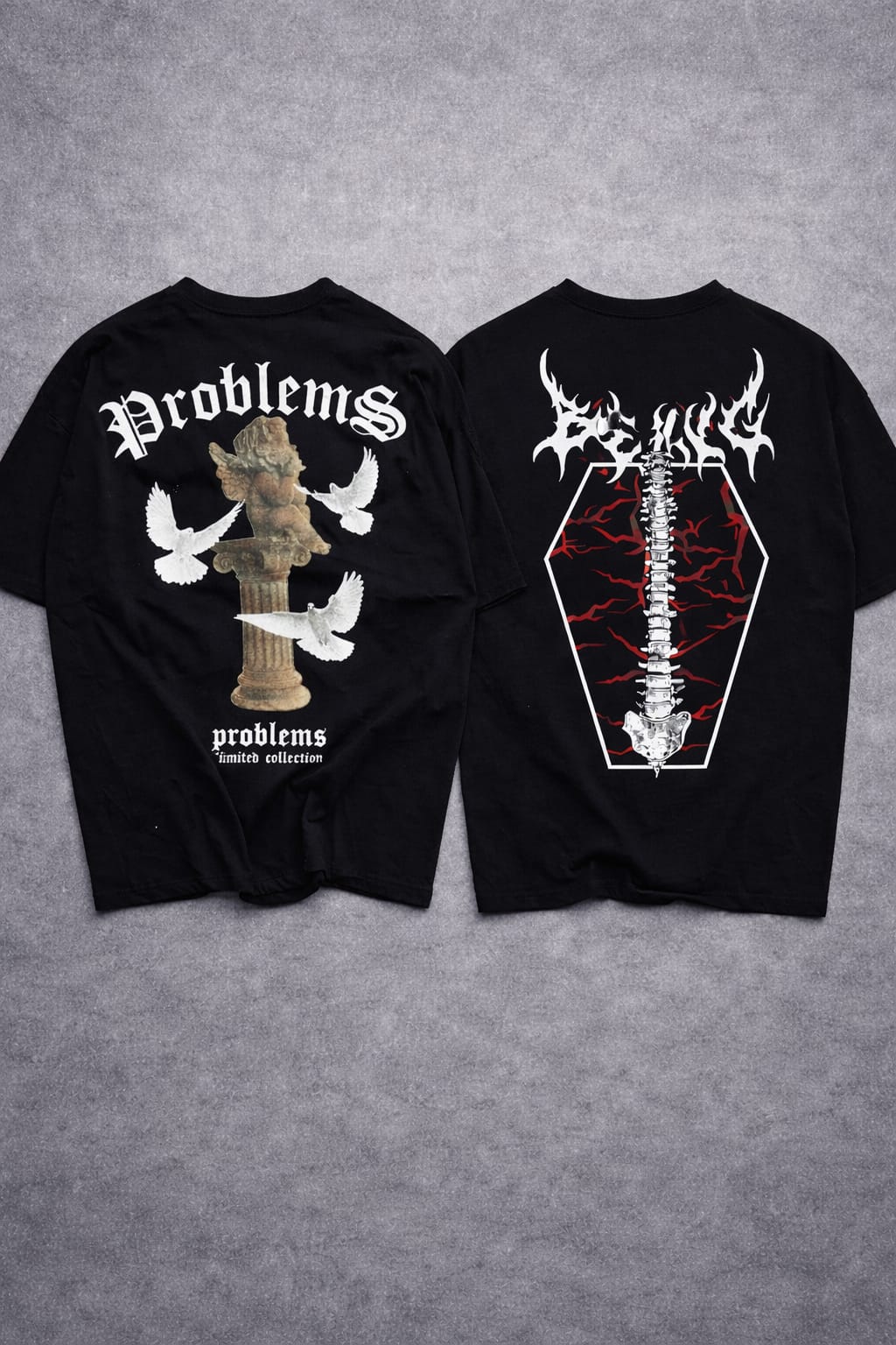 Mens Premium Drop-Shoulder Combo