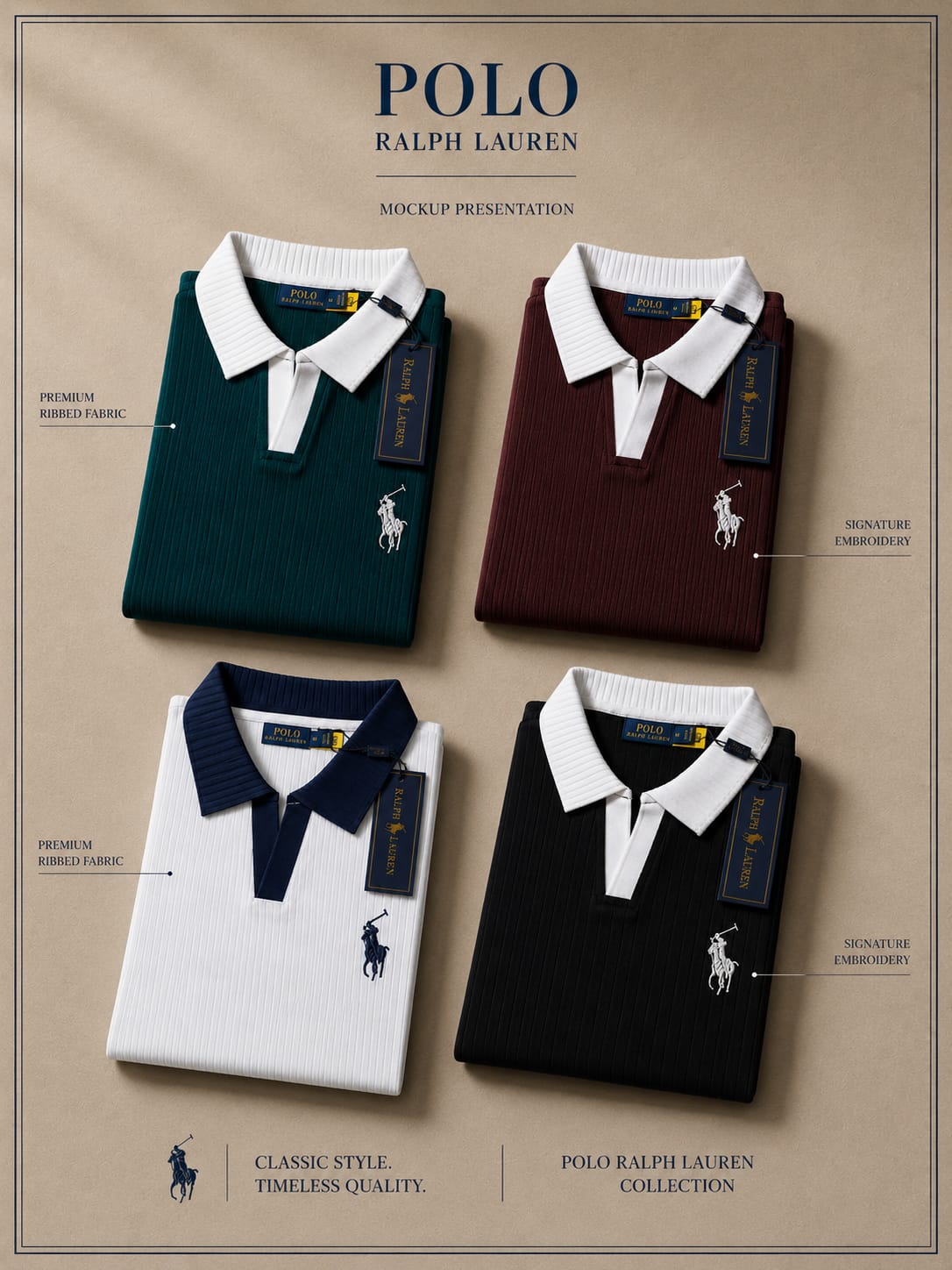 Premium Old Money Polo Shirt
